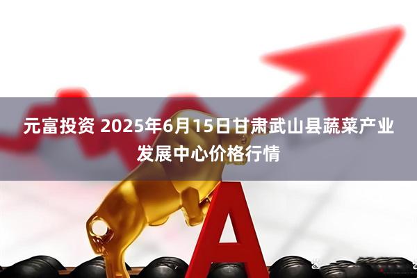 元富投资 2025年6月15日甘肃武山县蔬菜产业发展中心价格行情