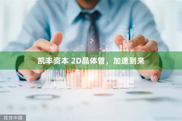 凯丰资本 2D晶体管，加速到来
