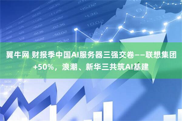 翼牛网 财报季中国AI服务器三强交卷——联想集团+50%，浪潮、新华三共筑AI基建